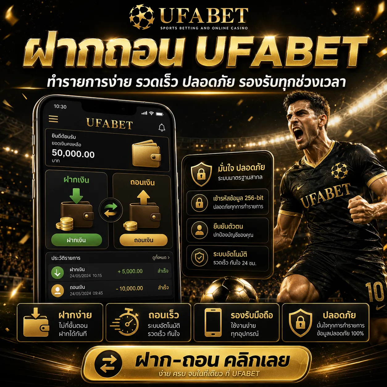 ฝากถอน UFABET