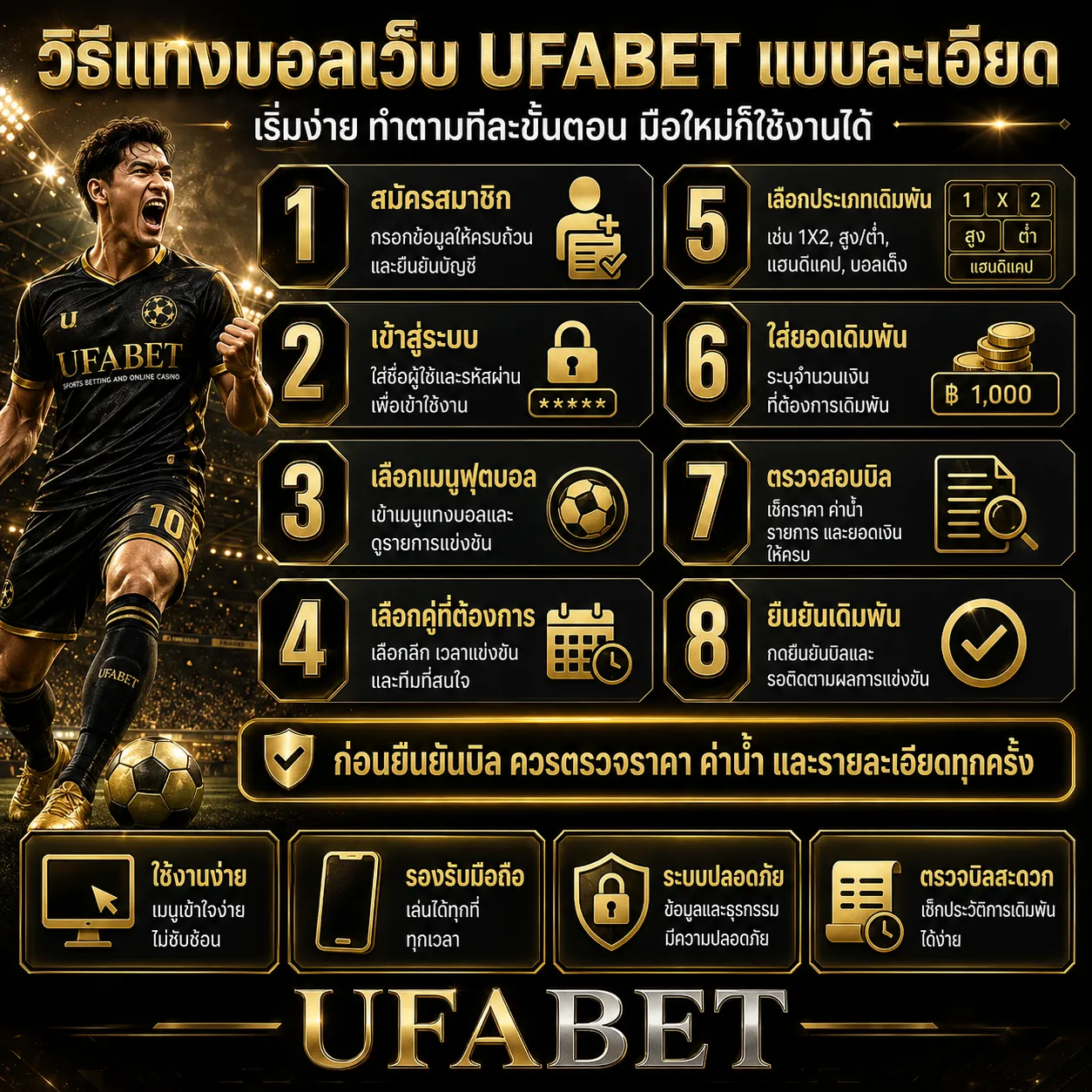 วิธีแทงบอลเว็บ UFABET