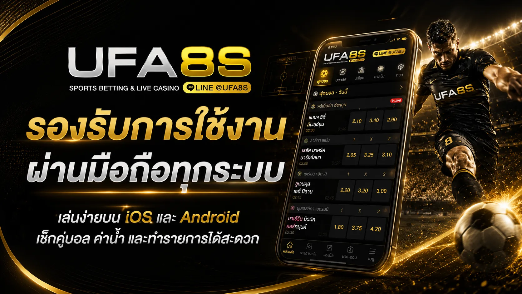 แทงบอลรองรับมือถือ